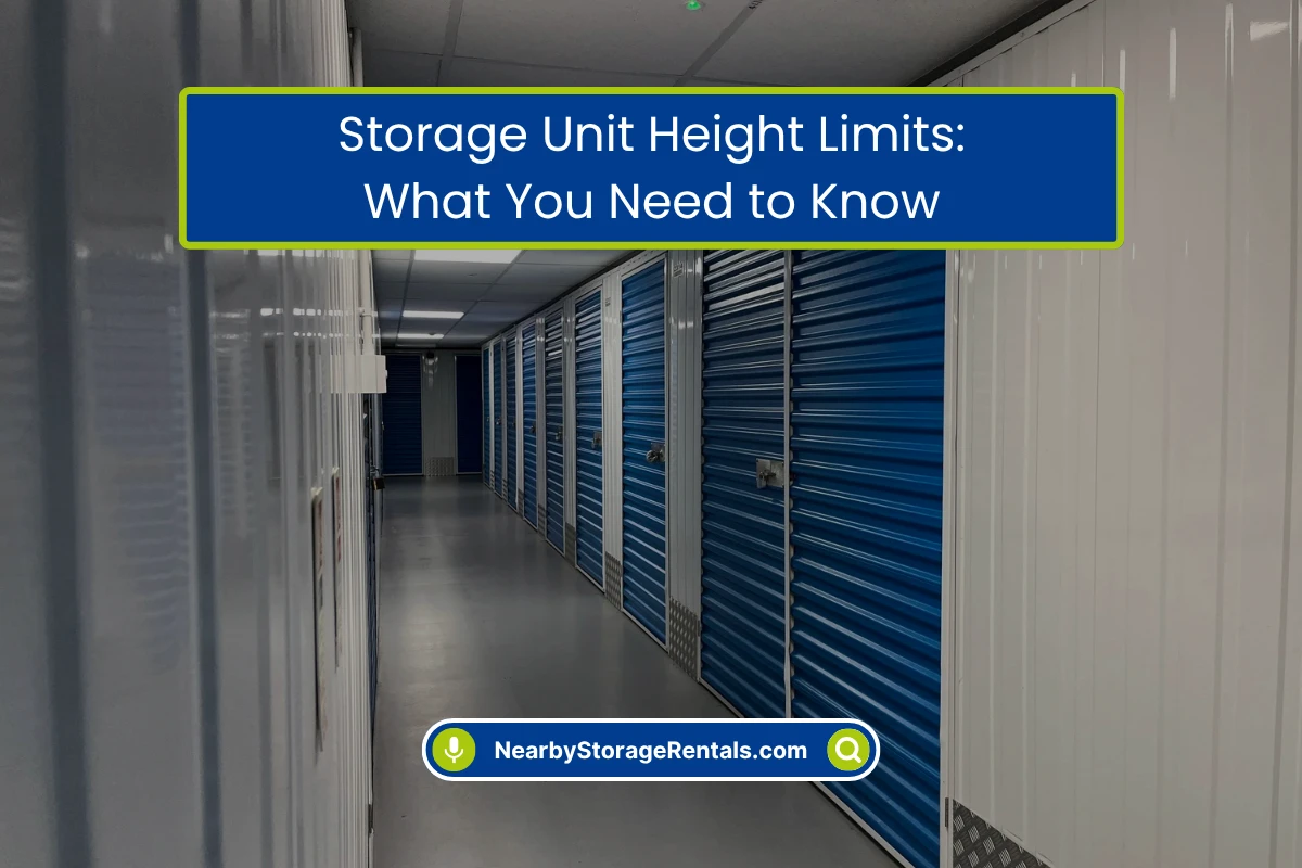 Why Do Storage Units Have Height Limits Why Do Storage Units Have Height Limits