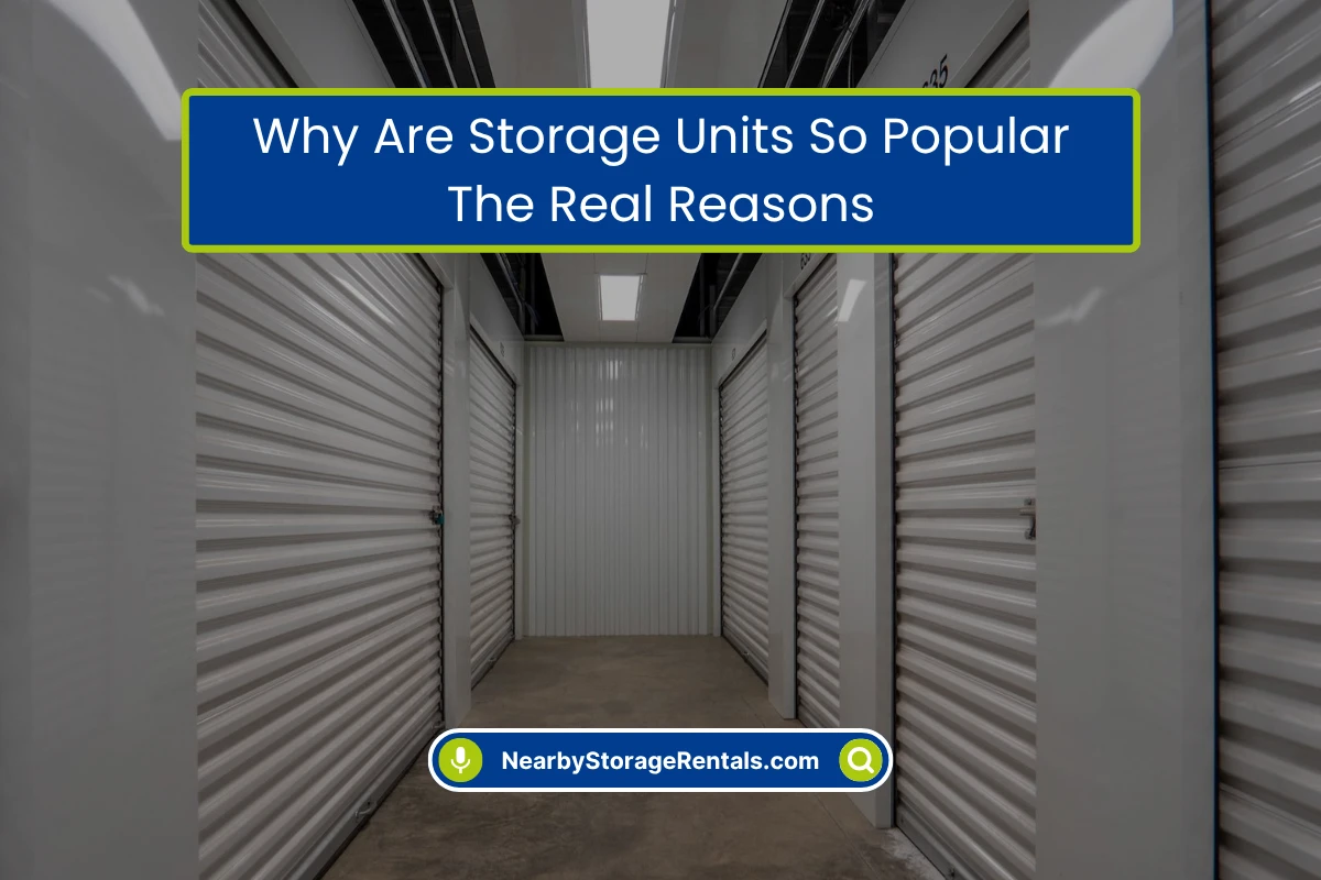 Why Storage Units Are So Popular Today Why Storage Units Are So Popular Today