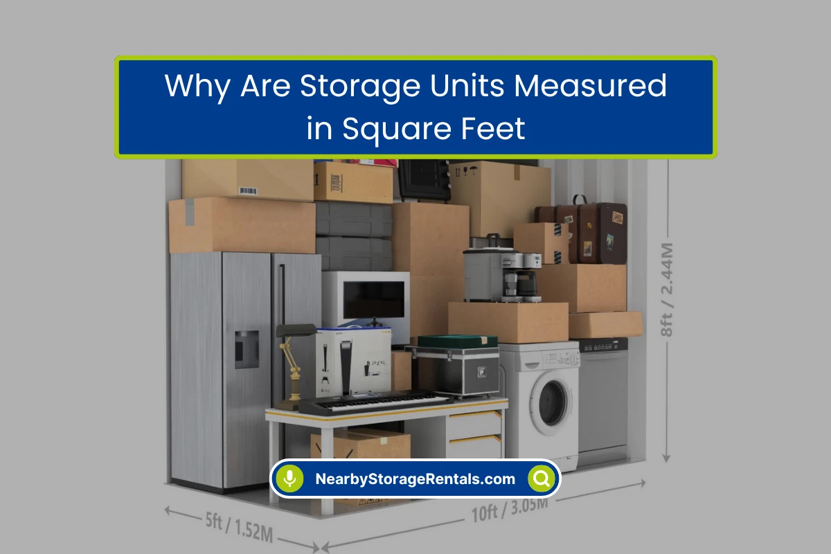Why Storage Units Use Square Feet for Measurements Why Storage Units Use Square Feet for Measurements