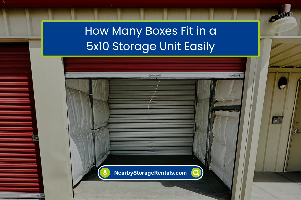 How Many Boxes Fit in a 5x10 Storage Unit