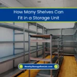 How Many Shelves Fit Inside a Storage Unit