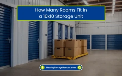 How Many Rooms Fit in a 10×10 Storage Unit? (2026)