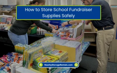 How to Store School Fundraiser Supplies Safely? (2026)