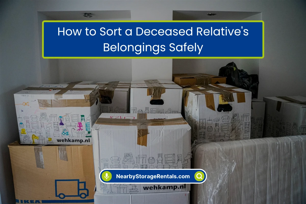 How to Organize a Deceased Relative Belongings