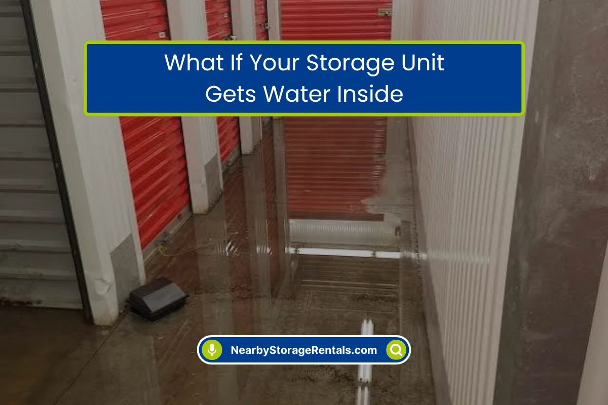 How to Recover From Storage Unit Water Damage