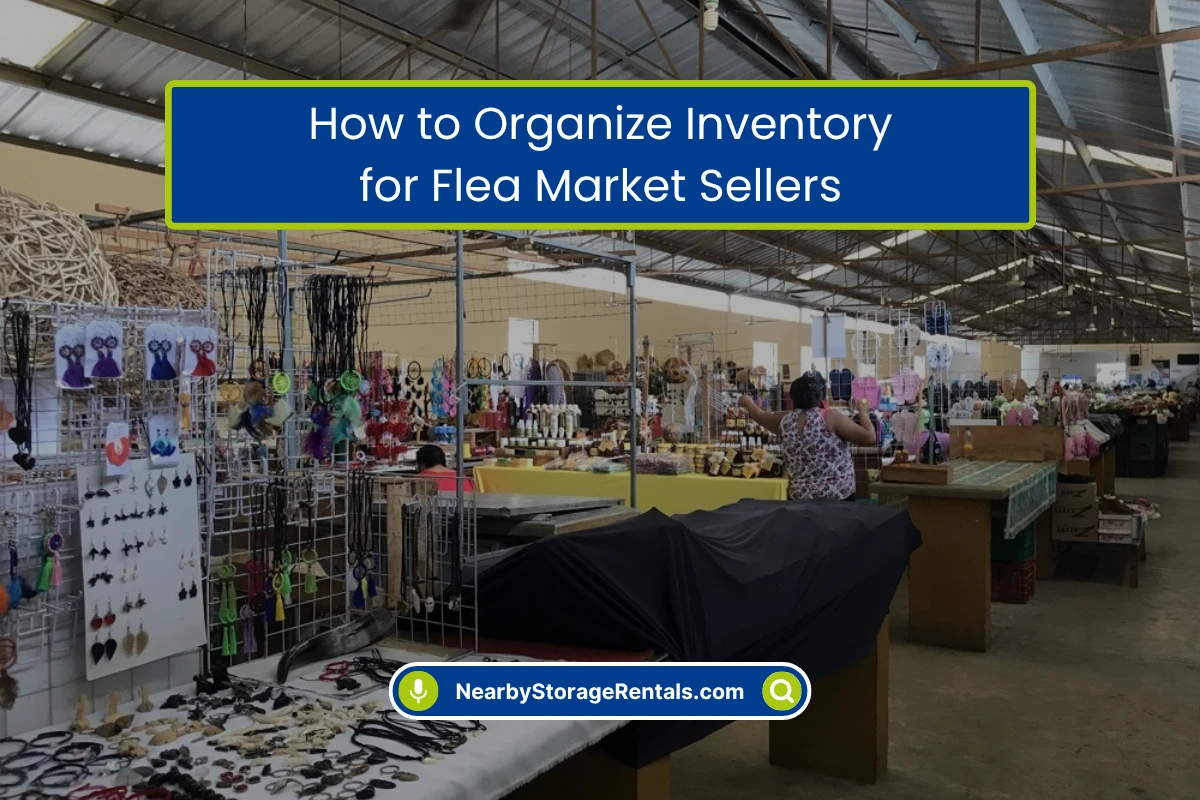 How to Store Flea Market Inventory Efficiently