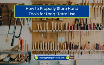 How to Properly Store Hand Tools for Long-Term Use? (2026)