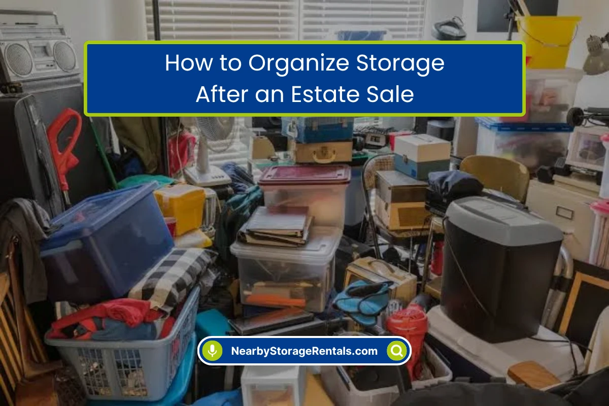 How to Store Items After an Estate Sale How to Store Items After an Estate Sale