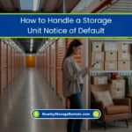 How to Handle a Storage Unit Notice of Default? (2026) 11 Storage Unit Notice of Default What to Do