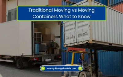 Traditional Moving vs Moving Containers: What to Know (2026)