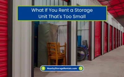 What If You Rent a Storage Unit That’s Too Small? (2026)