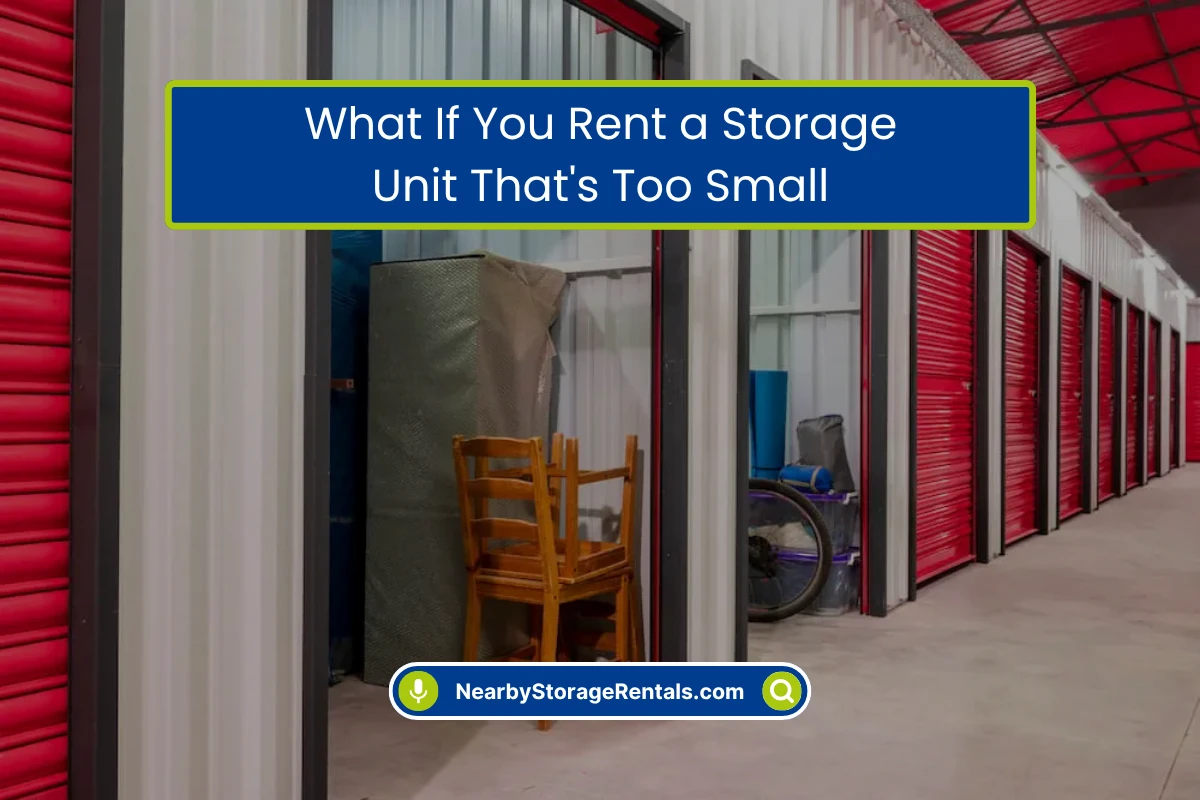 What Happens If You Rent a Storage Unit Too Small What Happens If You Rent a Storage Unit Too Small