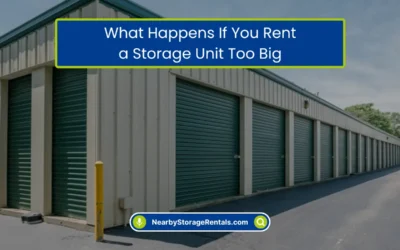 What Happens If You Rent a Storage Unit Too Big? (2026)