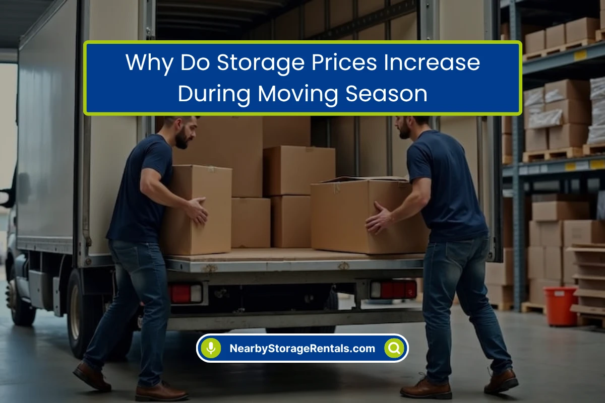 Why Storage Unit Prices Increase During Moving Season Why Storage Unit Prices Increase During Moving Season