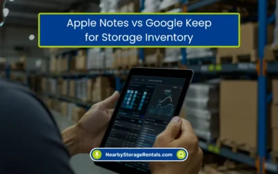 Apple Notes vs Google Keep for Storage Inventory (2026)